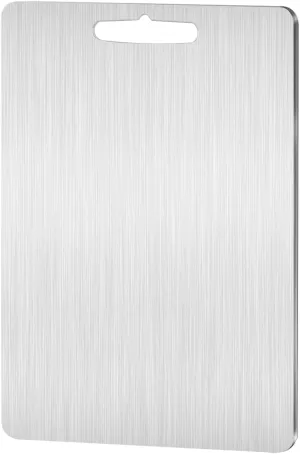 Titanium Cutting Board, Double Sided Stainless Steel Non Toxic Cutting Boards for Kitchen, Food-Grade chopping Board for Cutting Meats, Fruits And Vegetables