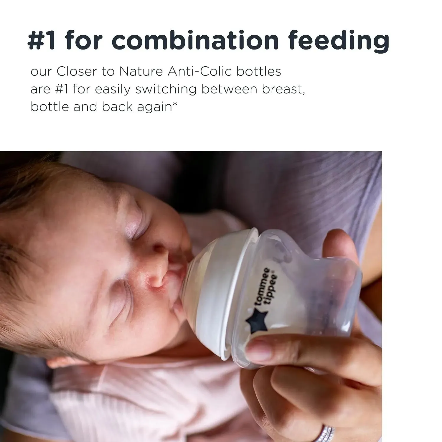 Tommee Tippee Closer to Nature Baby Bottle BPA-free (11oz, 3 Count)