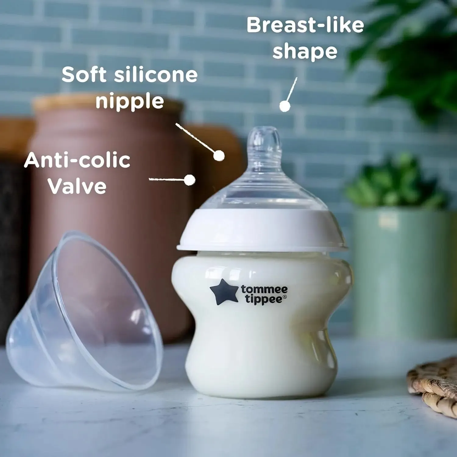 Tommee Tippee Closer to Nature Baby Bottle BPA-free (11oz, 3 Count)