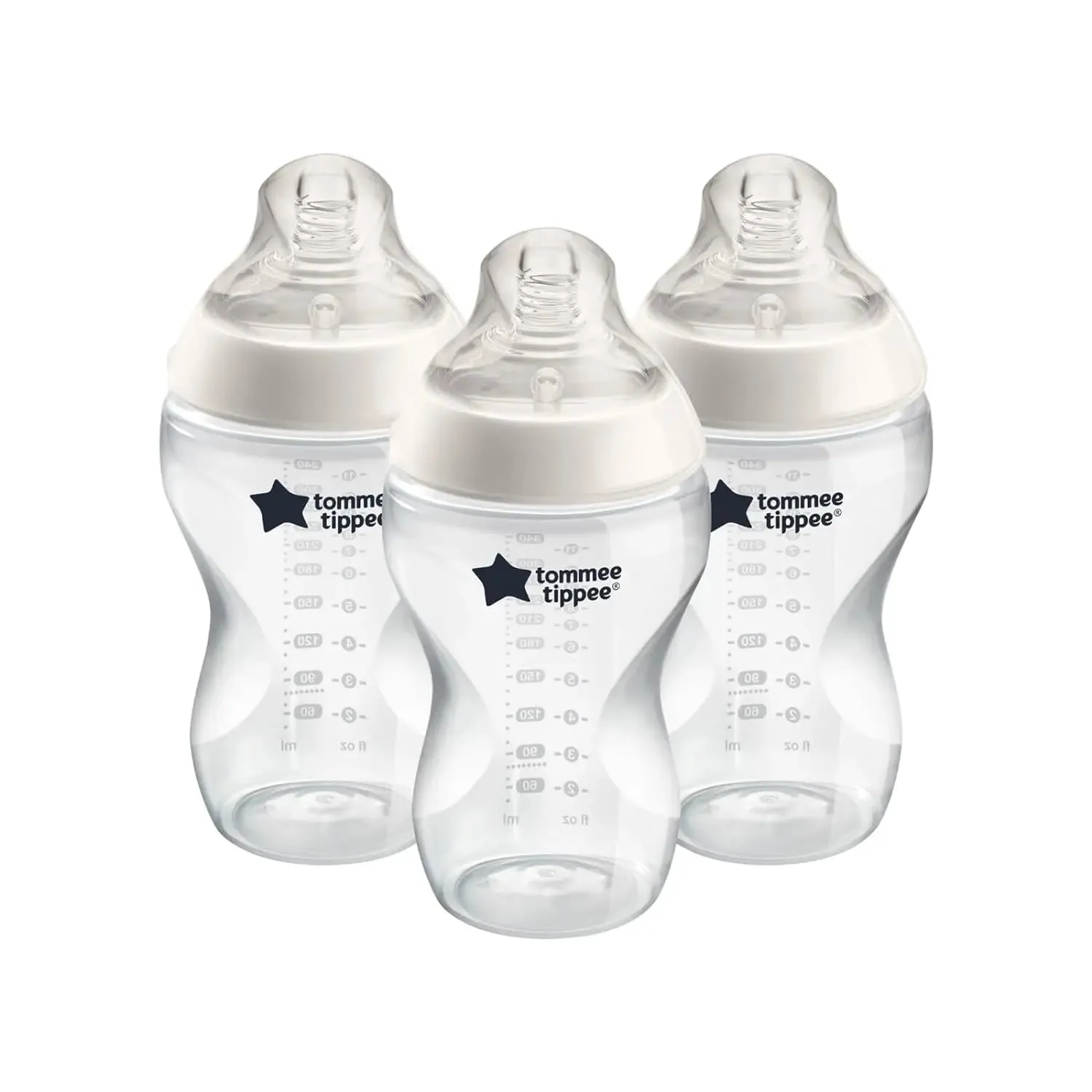 Tommee Tippee Closer to Nature Baby Bottle BPA-free (11oz, 3 Count)