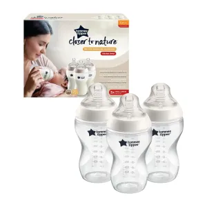 Tommee Tippee Closer to Nature Baby Bottle BPA-free (11oz, 3 Count)