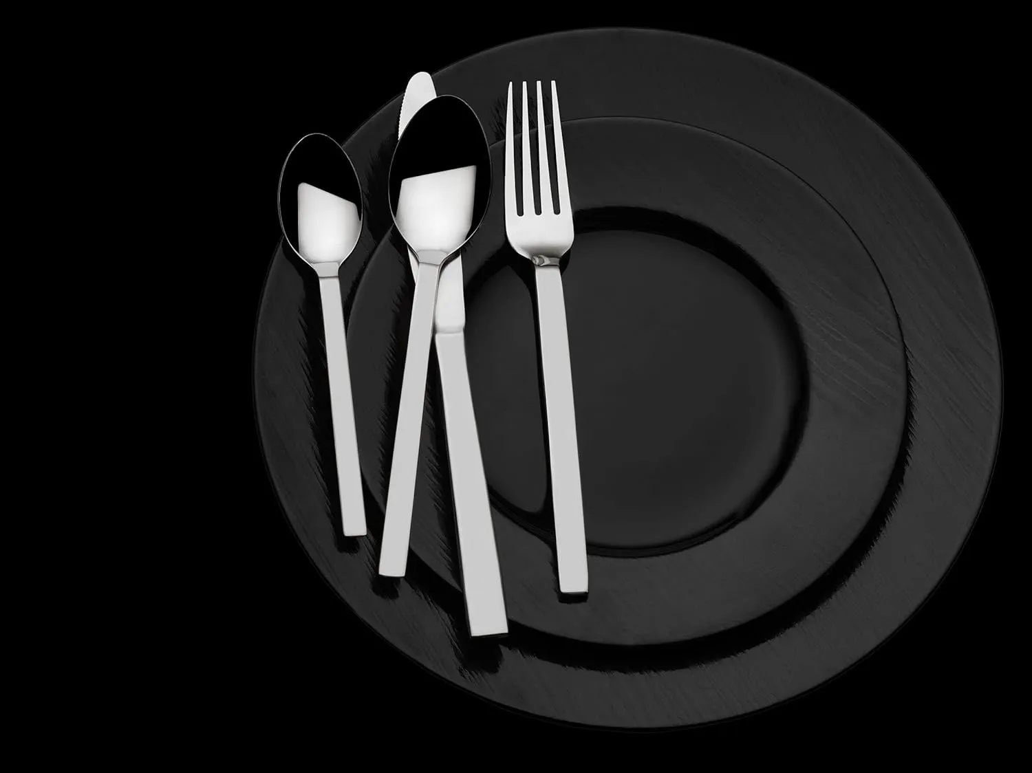 Towle Living Graciela 16-Piece Flatware Set, Service for 4 - Sleek Stainless Steel with Full Coverage Silver Finish, Dishwasher Safe, Ideal Silverware for Weddings, Gatherings, Travel