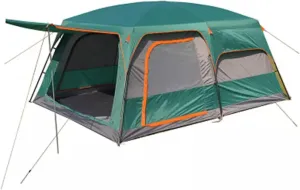 Travel Tent Outdoor Camping and Fishing Two-Bedroom,One-Hall,Multi-Layer Double-Decker Tent