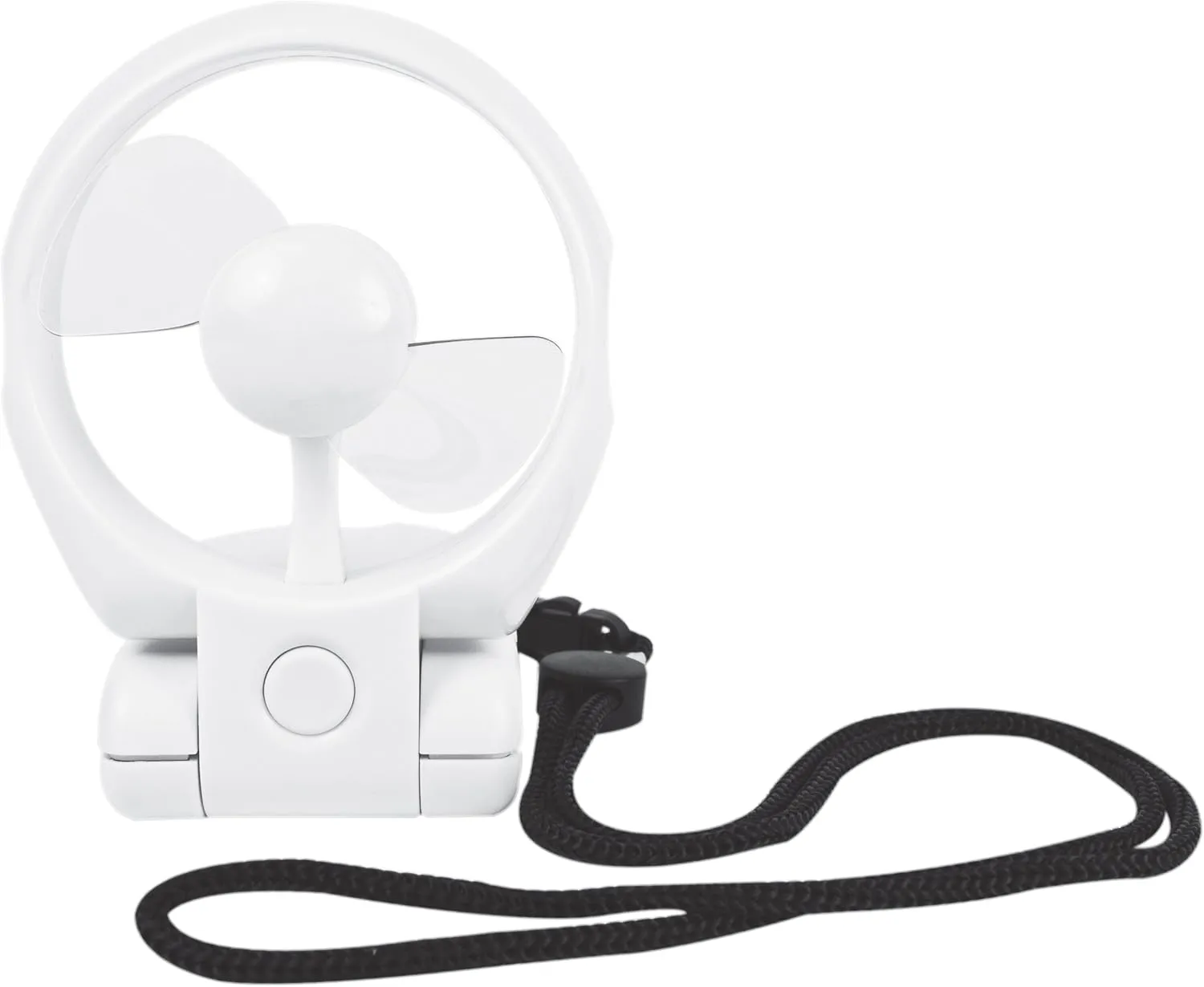 Travelon 3 Speed Personal Folding Fan - White