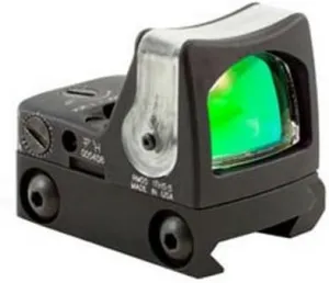 Trijicon RM05G-33 RMR 9 MOA Dual-Illuminated Green Dot Sight with RM33 Low Picatinny Mount
