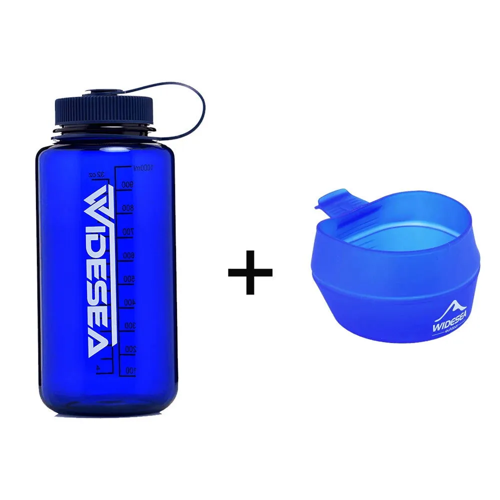 Tritan Water Bottle 1100ml (37oz)  – BPA-Free Flask for Camping, Hiking, and Sports