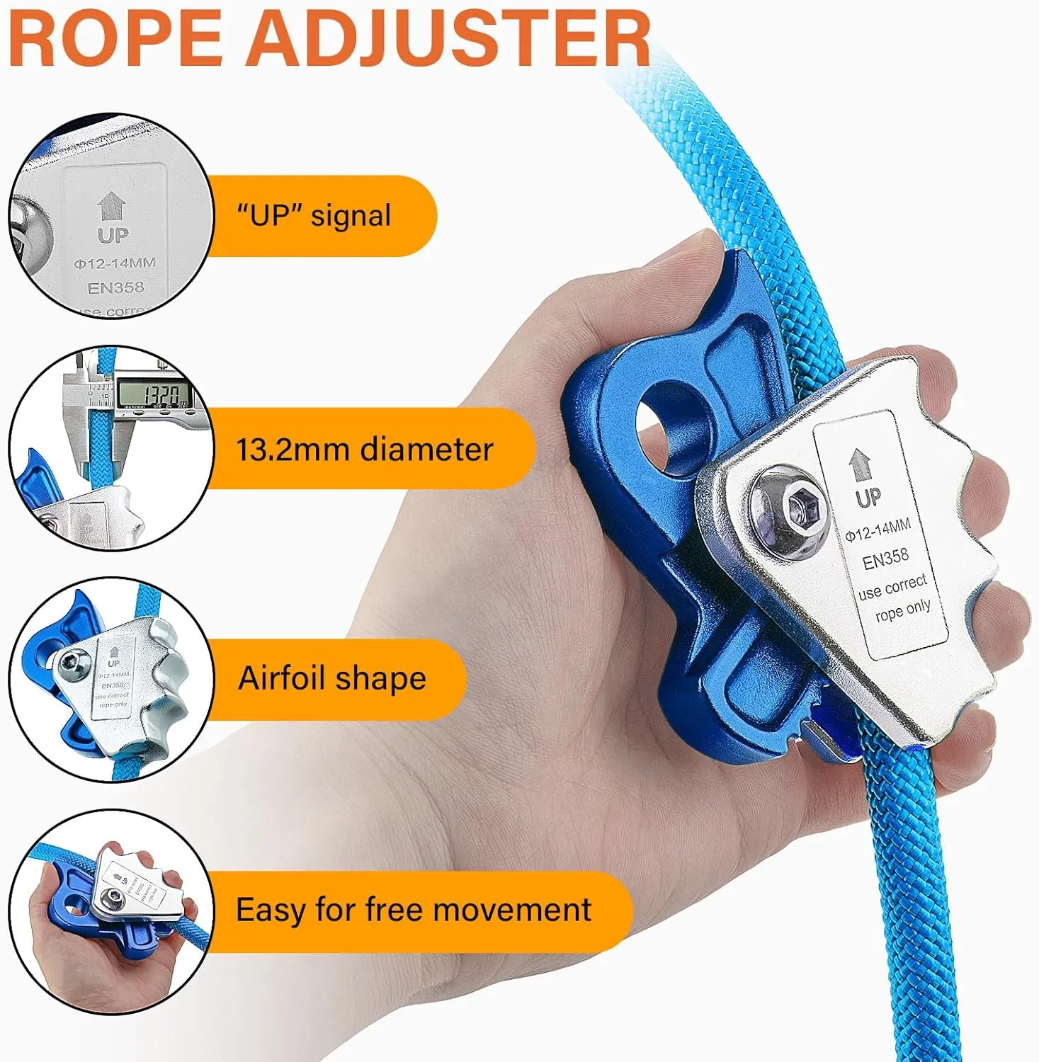 TRSMIMA Steel Wire Core Flipline - 12ft Fall Protection Arborist Climbing Tree Arborist 1/2" Galvanized Steel Cable Lanyard Kit with Swivel Snap Hook Triple Lock Carabiner Rope Grab Adjuster