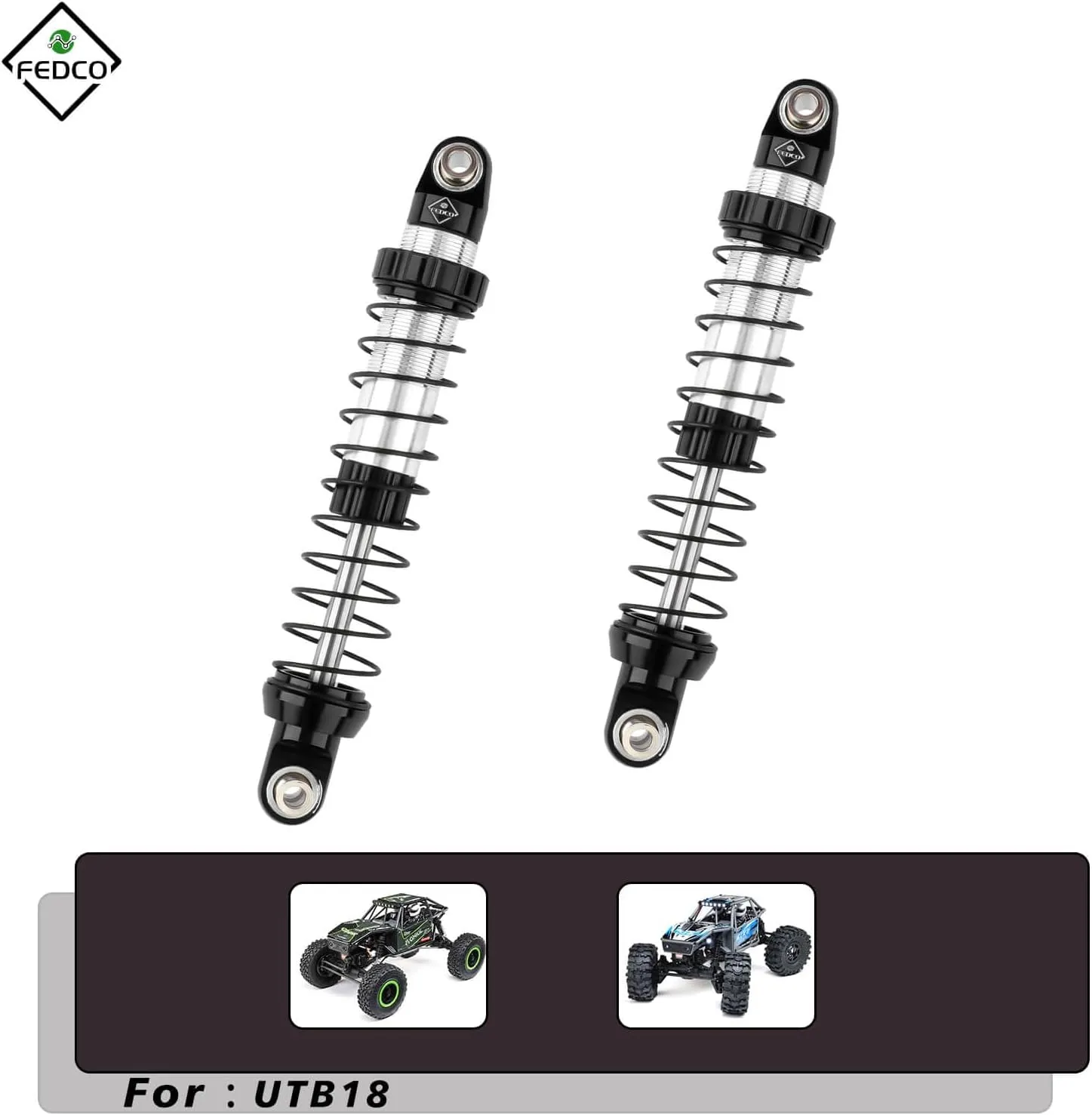 UTB18 Shocks 92MM Long Travel Shocks Absorber for Axial Capra UTB18 Upgrades Trail 4WD 1/18 RC Crawler