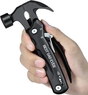 VEITORLD Gifts for Dad from Daughter Son Kids, Fathers Day, Dad Gifts Who Wants Nothing, Birthday Gift Ideas for Men Father Him, All in One Tools Mini Hammer Multitool, Cool Gadgets Presents
