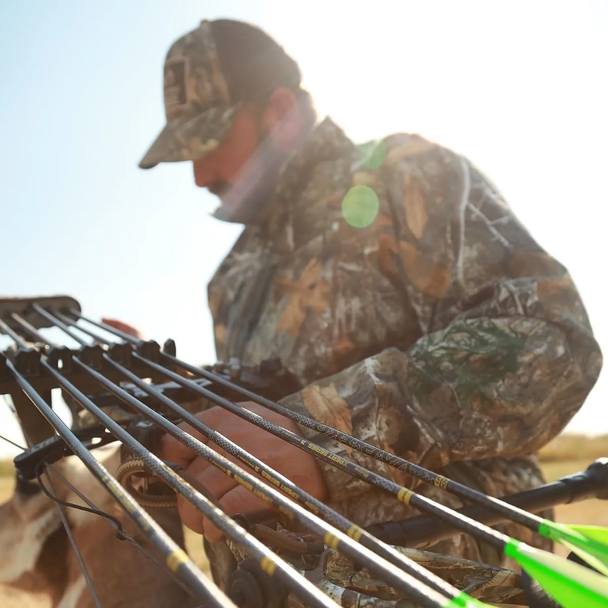 Victory Archery VAP TKO 0.166" 175/235/300/350/400/500 Spine Small Diameter Carbon Hunting Arrow Vane Fletched 6 Pack