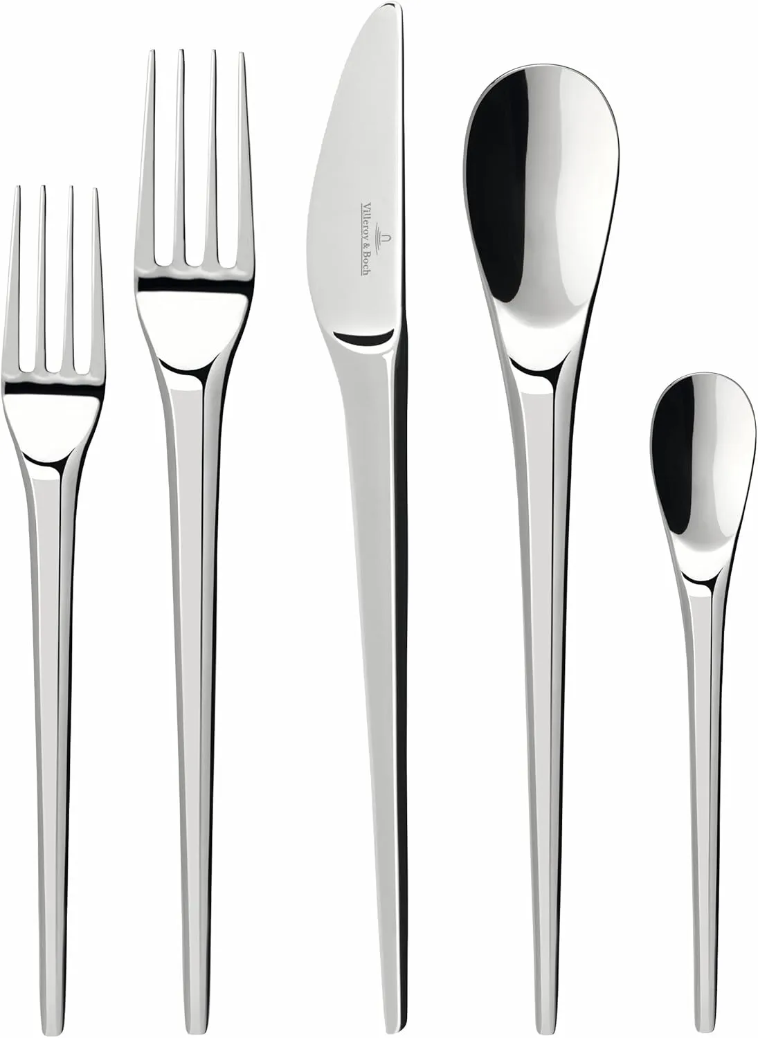 Villeroy & Boch NewMoon 5-Piece Flatware Place Setting