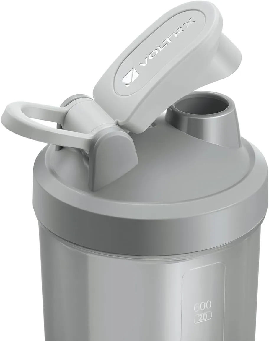 VOLTRX Protein Shaker Bottle, Merger USB C Rechargeable Electric Protein Shake Mixer, Shaker Cups for Protein Shakes and Meal Replacement Shakes, BPA Free, 24oz