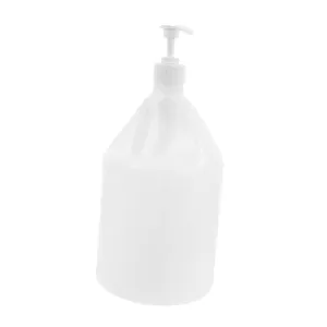 VOSAREA 1 Set Gallon Barrel with Pump Head Collapsible Water Bottle Travel Bucket Water Bottle Pump Leak Proof Water Bottle Reusable Water Bottle Simple Drink Bottle with