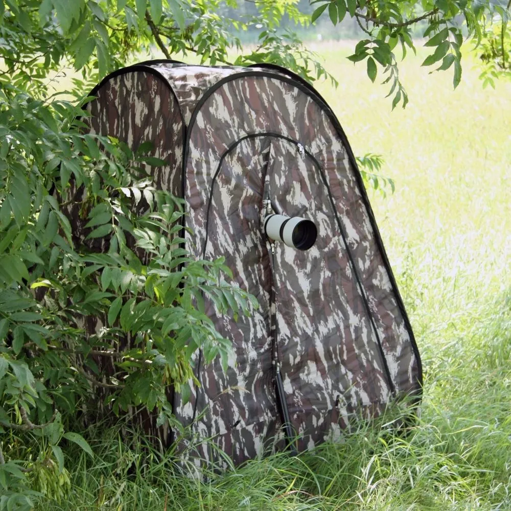 Walimex Pop Up Camouflage Wildlife Photography Hide | 140 x 110 x 110 cm
