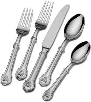Wallace Napoleon Bee 5-Piece Stainless Steel Place Setting, Service for 1