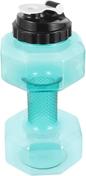 Water Bottle Dumbbell Shape Collapsible Lightweight Sports Water Bottle for Gym Yoga Outdoor