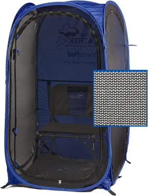 WeatherPod® The Original Shark Tank MyPod™ Mesh 1-2 Person Pop-Up Screen Pod - Keeps Out Bugs, Mosquitos, and Harmful UV Rays - UPF 50 for Maximum Protection from The Sun