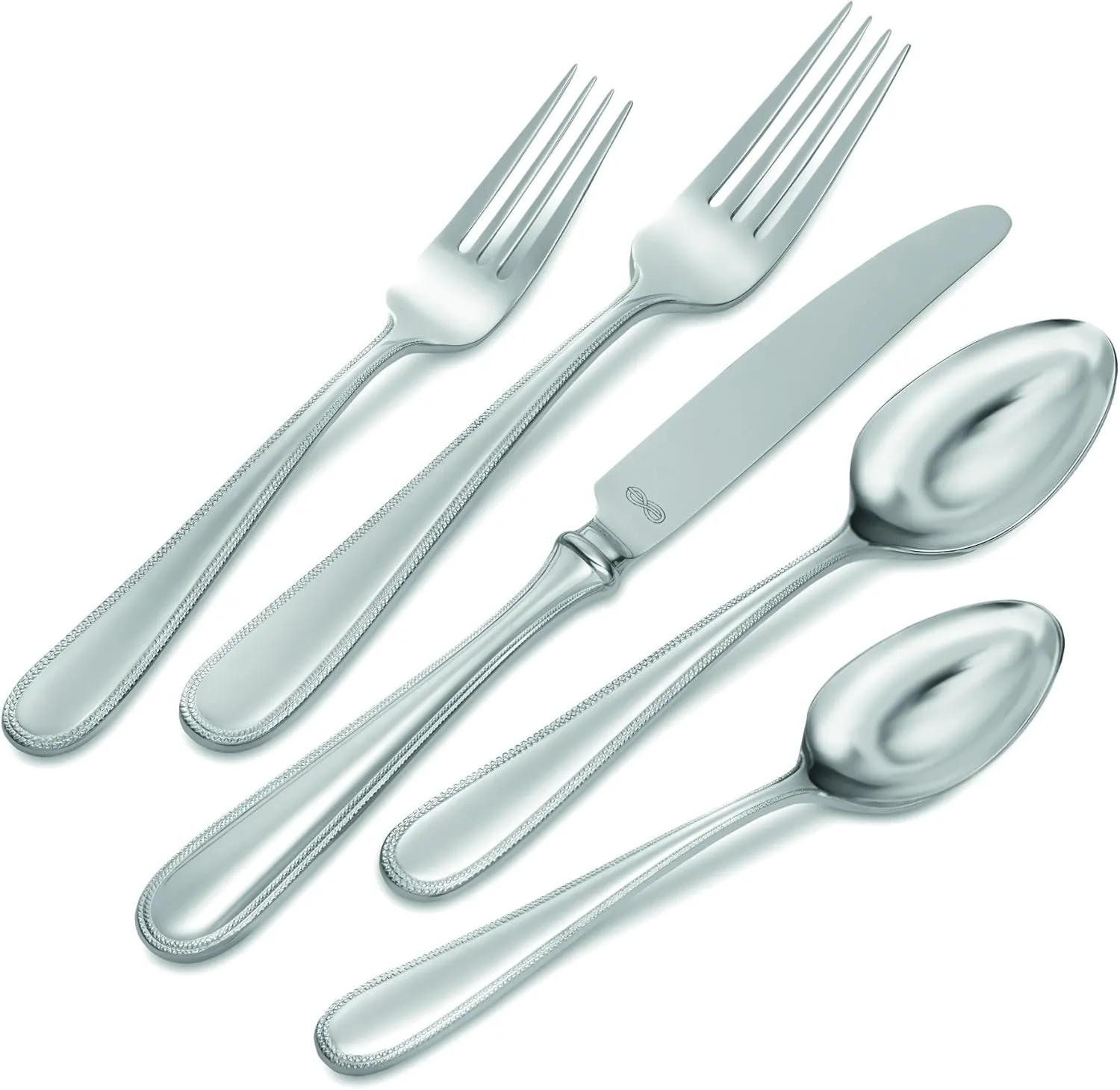 Wedgwood Vera Wang Infinity 5-Piece Place Setting, Stainless,Silver
