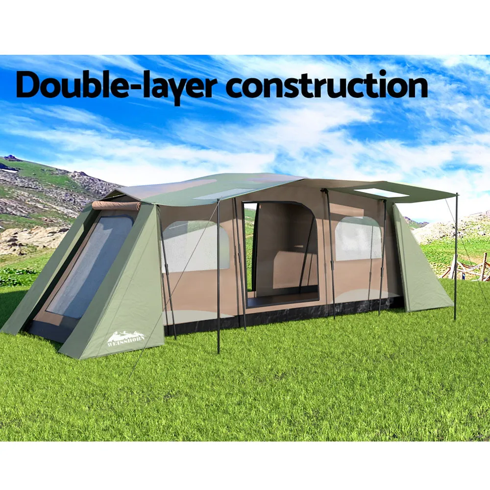 Weisshorn Instant Up Camping Tent 10 Person Outdoor Family Hiking Tents 3 Rooms-NT_Rural