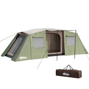 Weisshorn Instant Up Camping Tent 10 Person Outdoor Family Hiking Tents 3 Rooms-WA_Metro