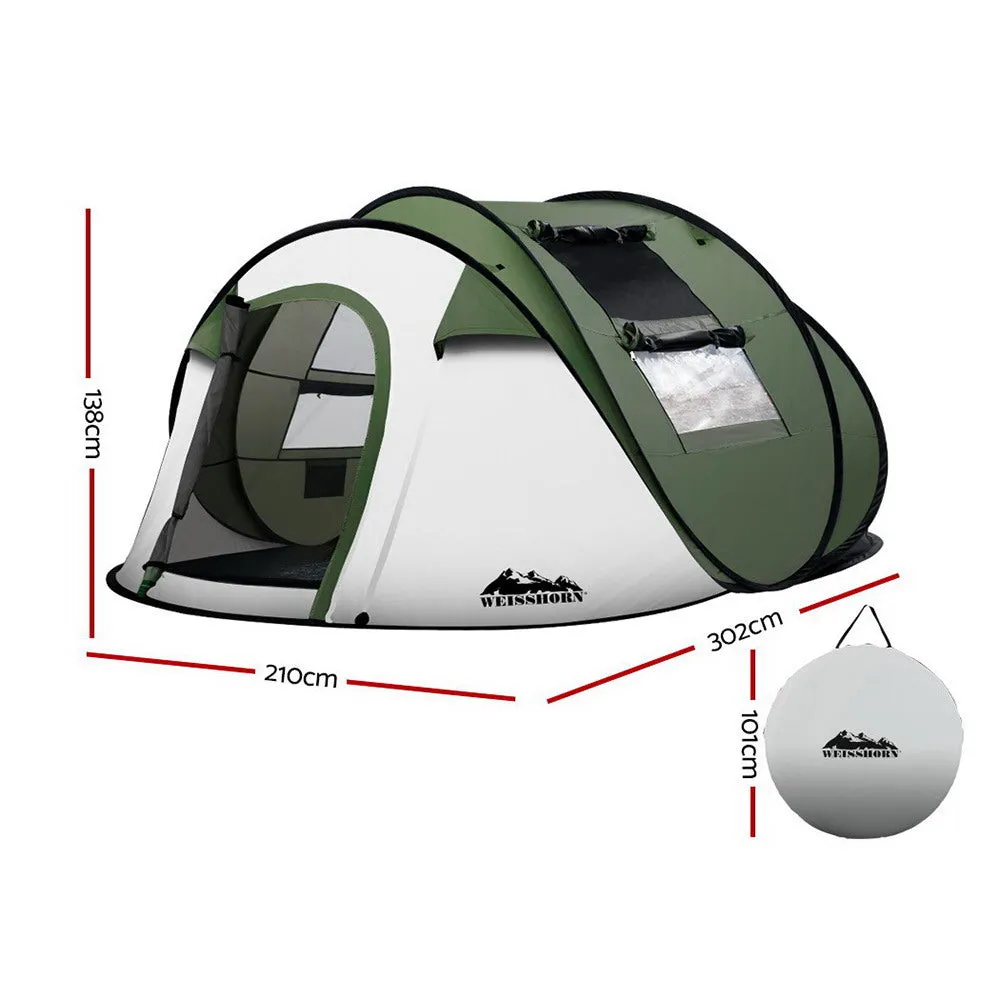 Weisshorn Instant Up Camping Tent 4-5 Person Pop up Tents Family Hiking Beach Dome-VIC_Metro