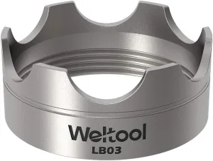 Weltool Flashlight Strike Bezel - 304 Stainless Steel for Maglite C or D Cell flashlights LED ML300L & ML300 LX - Upgrade Maglite Glass Breaker