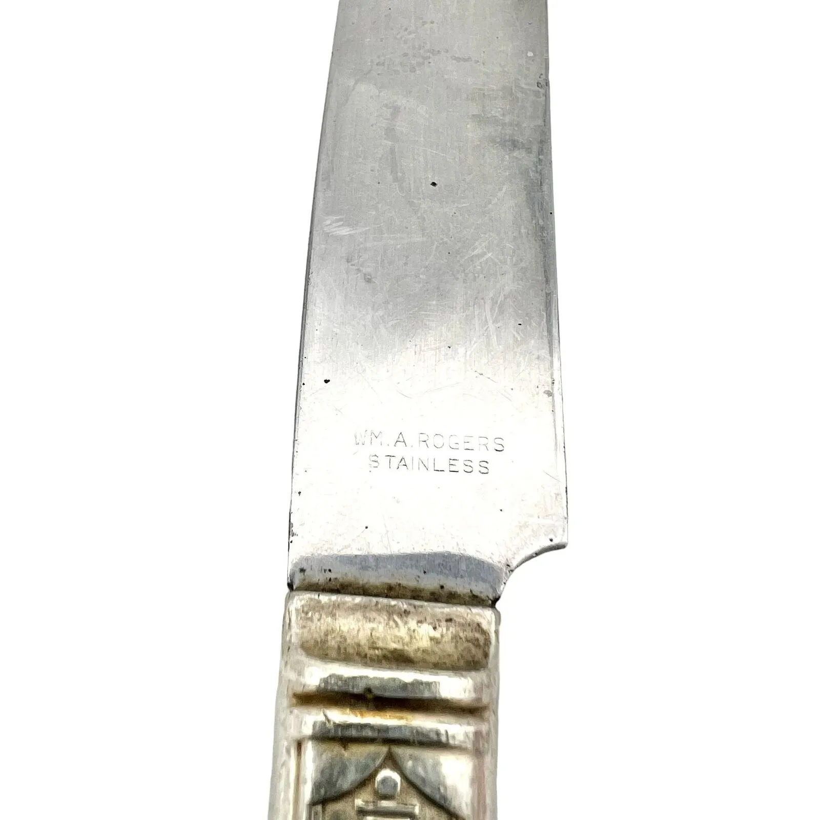 William A Rogers Dinner Knife Stainless Steel Vintage