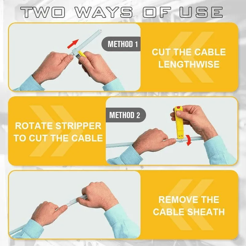 Wire Stripper Pocket Knife Tool - Multi-Function Hand Tool