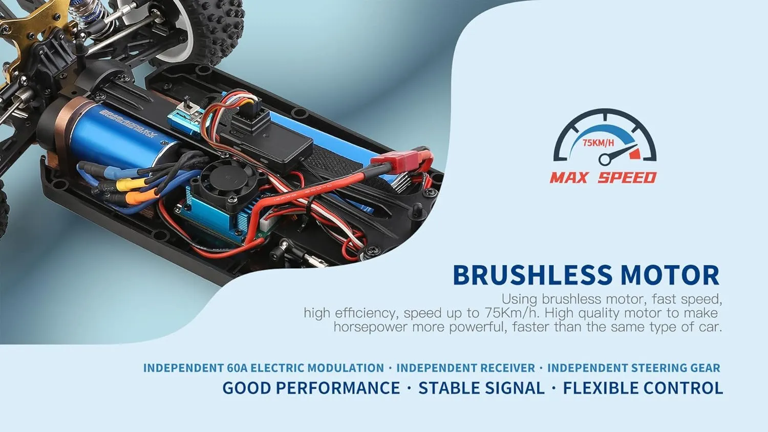 WLtoys XK 124017 V2 1/12 4WD 75km/h High-Speed Brushless Motor Off-Road Remote Control Drift Climbing RC Racing Car Adults,Kids Toys (124017 2200 3000)