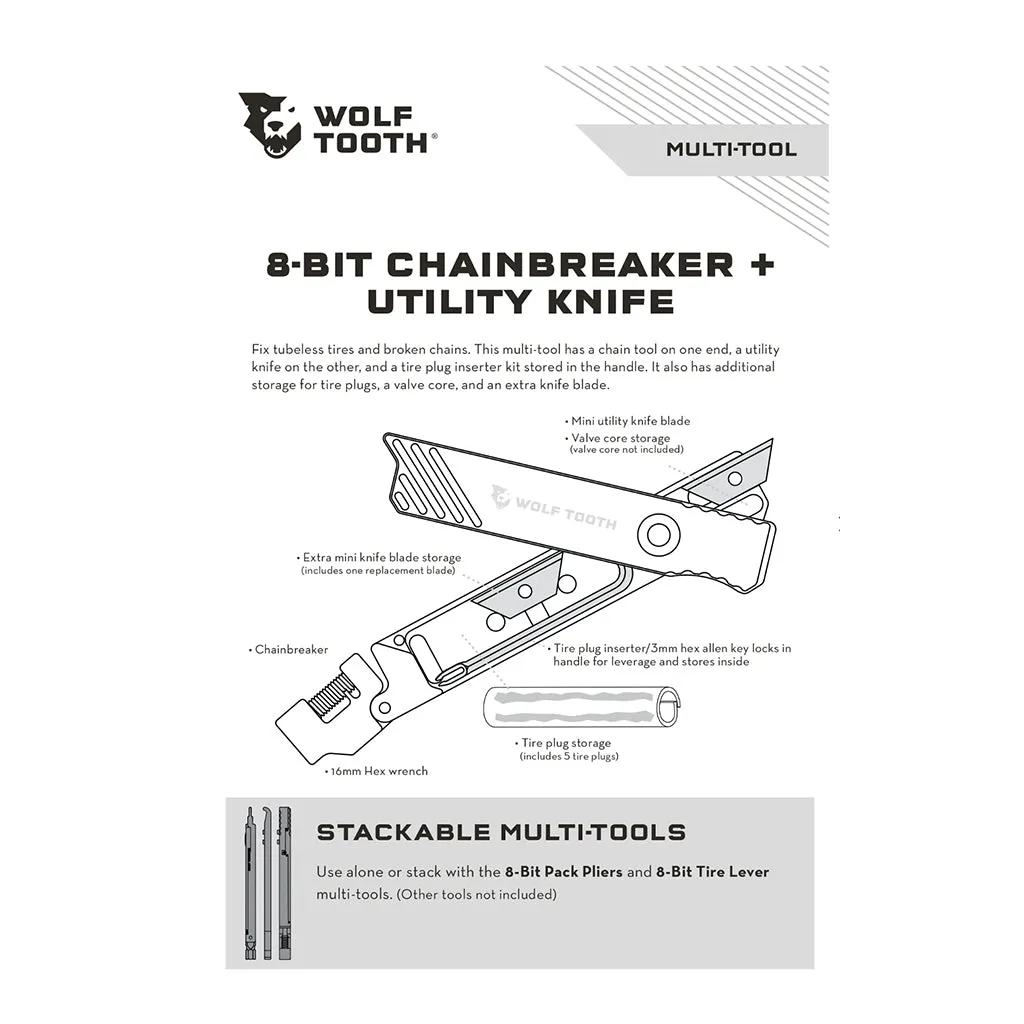 Wolf Tooth Components 8-Bit Chainbreaker   Utility Knife