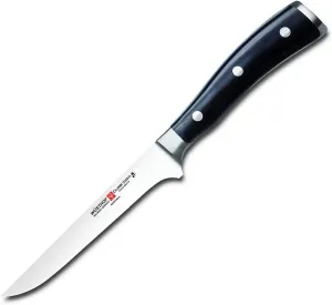 Wusthof Classic IKON Boning Knife, 14 cm, Black, Stainless