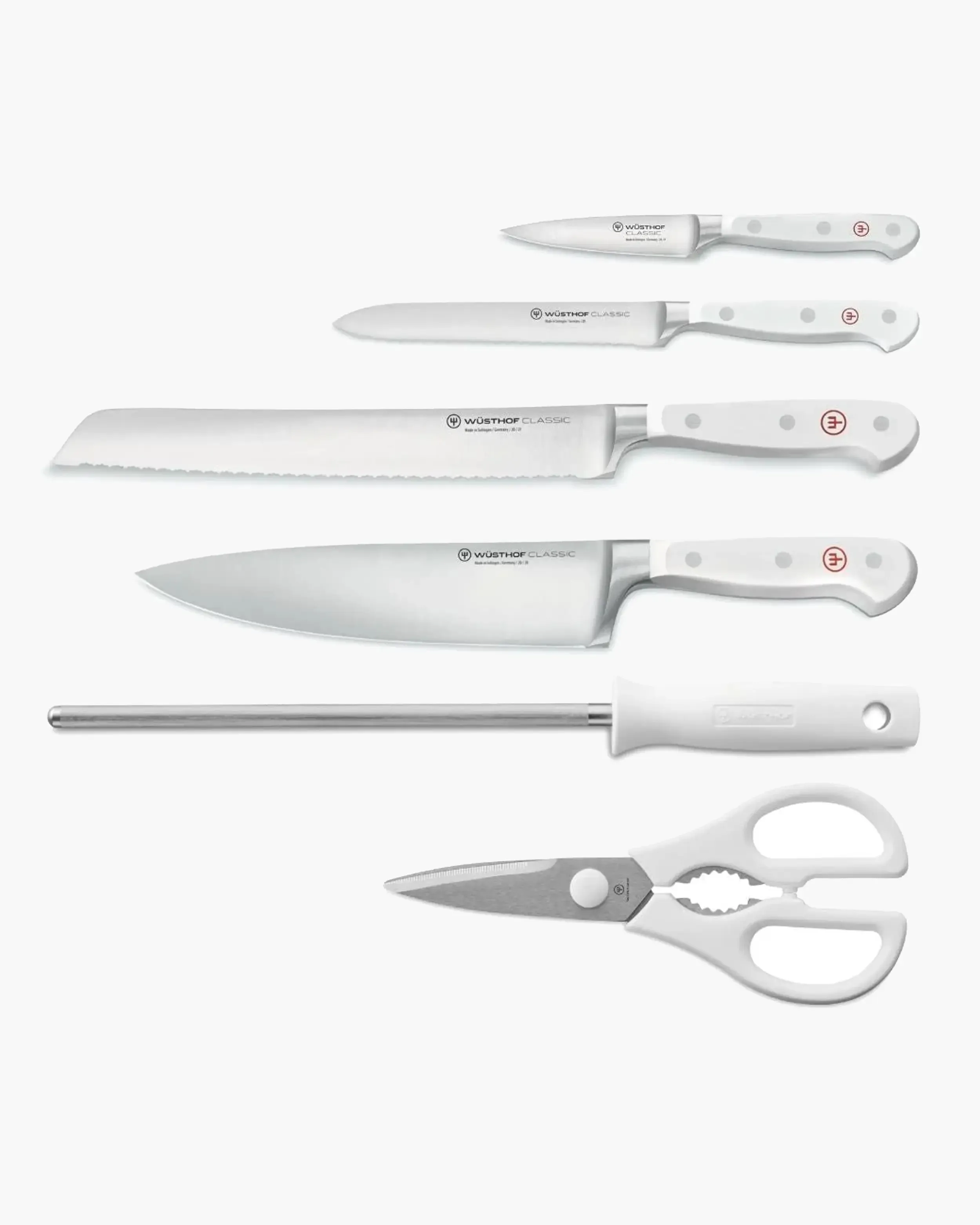 Wusthof Classic White knife block set