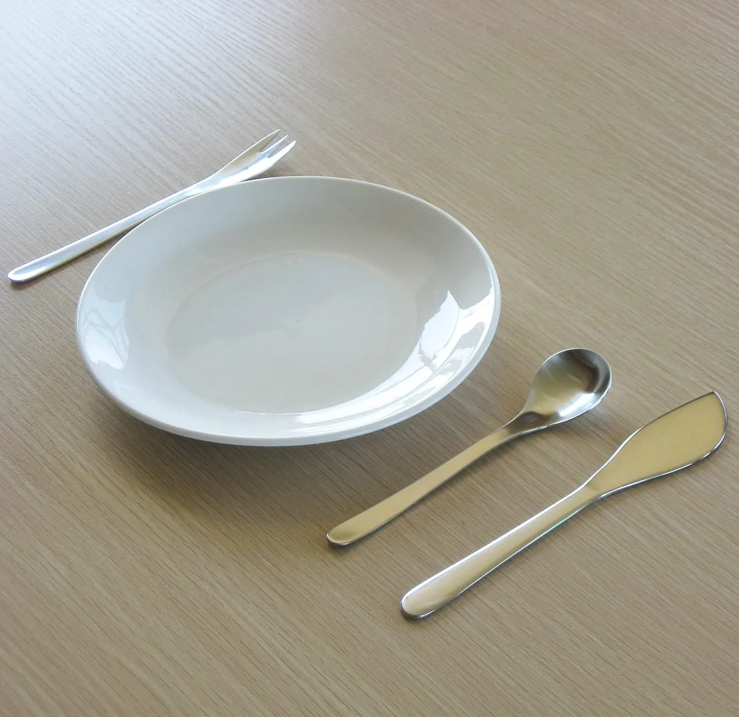 Yanagi Sori Fruit Cutlery Set #1250 6 Piece Spoon Fork Butter Knife Made in Japan