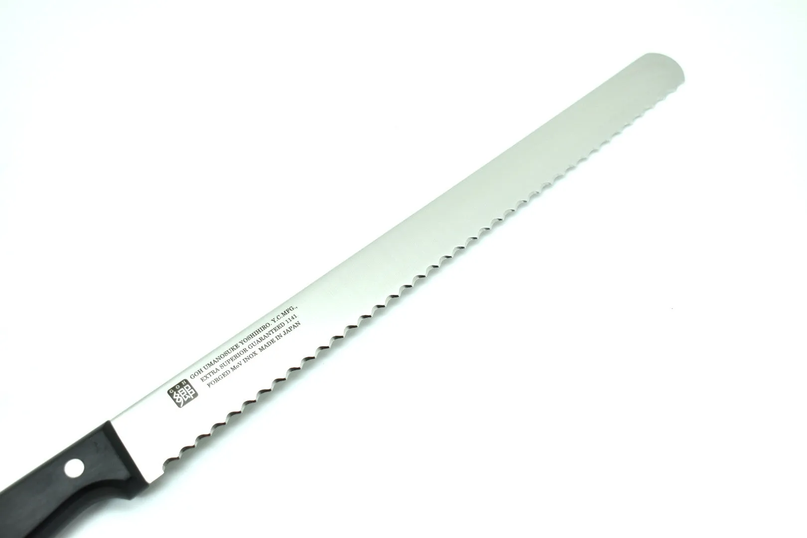 Yoshihiro INOX 1141 Guaranteed Stainless Wave Bread Knife & Saya Cover