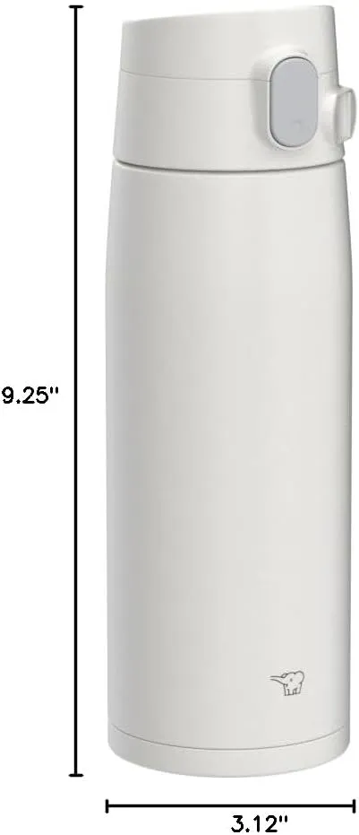 Zojirushi SM-VA60WA Vacuum Bottle 20 Ounce White