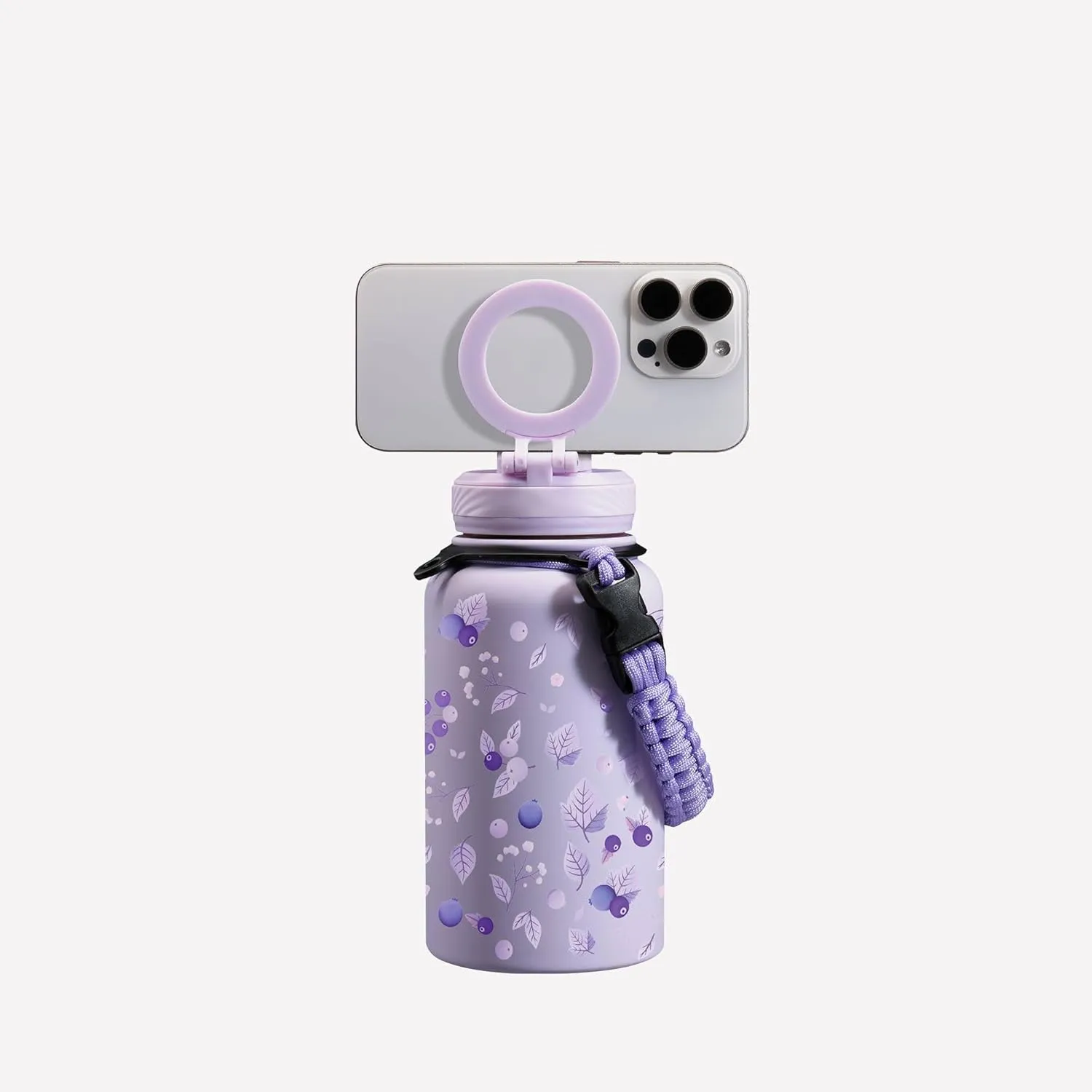 Ztar Insulated Stainless Steel Water Bottle – Compatible with Magsafe usable as Tripod, Leak-Proof, Keeps Drinks cool or warm, For Travel, Gym, and Office, Ideal Gift for Women, Men & Kids, 22 oz