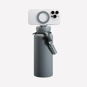 ZTAR Insulated Stainless Steel Water Bottle – Compatible with Magsafe usable as Tripod, Leak-Proof, Keeps Drinks cool or warm, For Travel, Gym, and Office, Ideal Gift for Women, Men & Kids, 32 oz