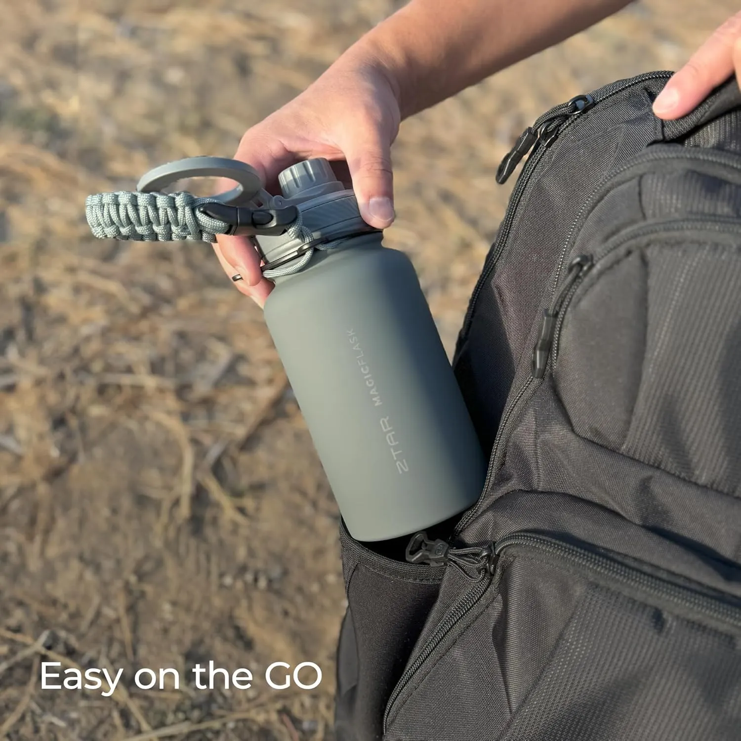 ZTAR Insulated Stainless Steel Water Bottle – Compatible with Magsafe usable as Tripod, Leak-Proof, Keeps Drinks cool or warm, For Travel, Gym, and Office, Ideal Gift for Women, Men & Kids, 32 oz