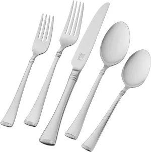 ZWILLING Angelico 20-Piece 18/10 Stainless Steel Flatware Set, Silver