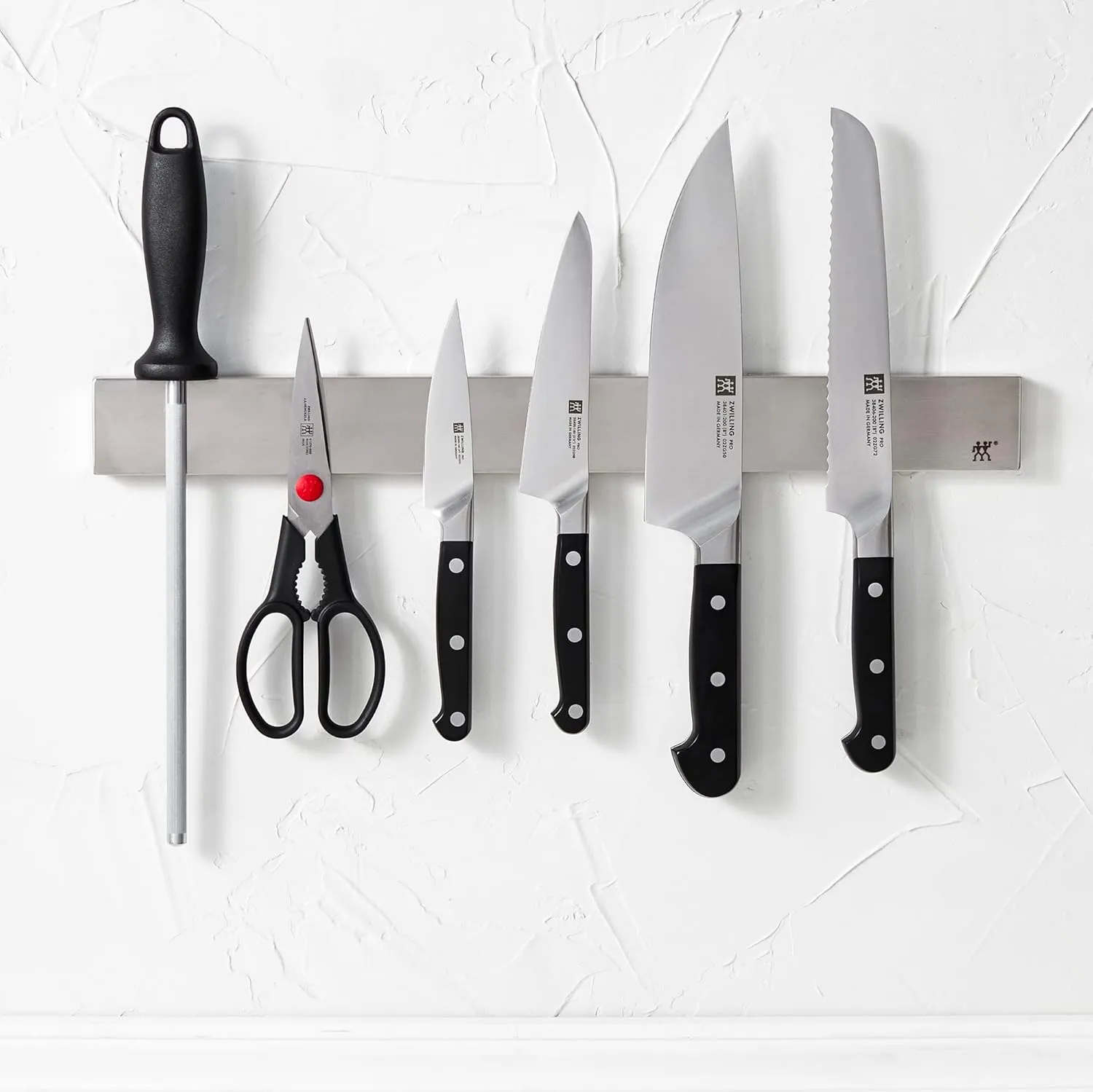 ZWILLING Knife Storage, 21.5" x 5.75" x 4.5, Stainless Steel