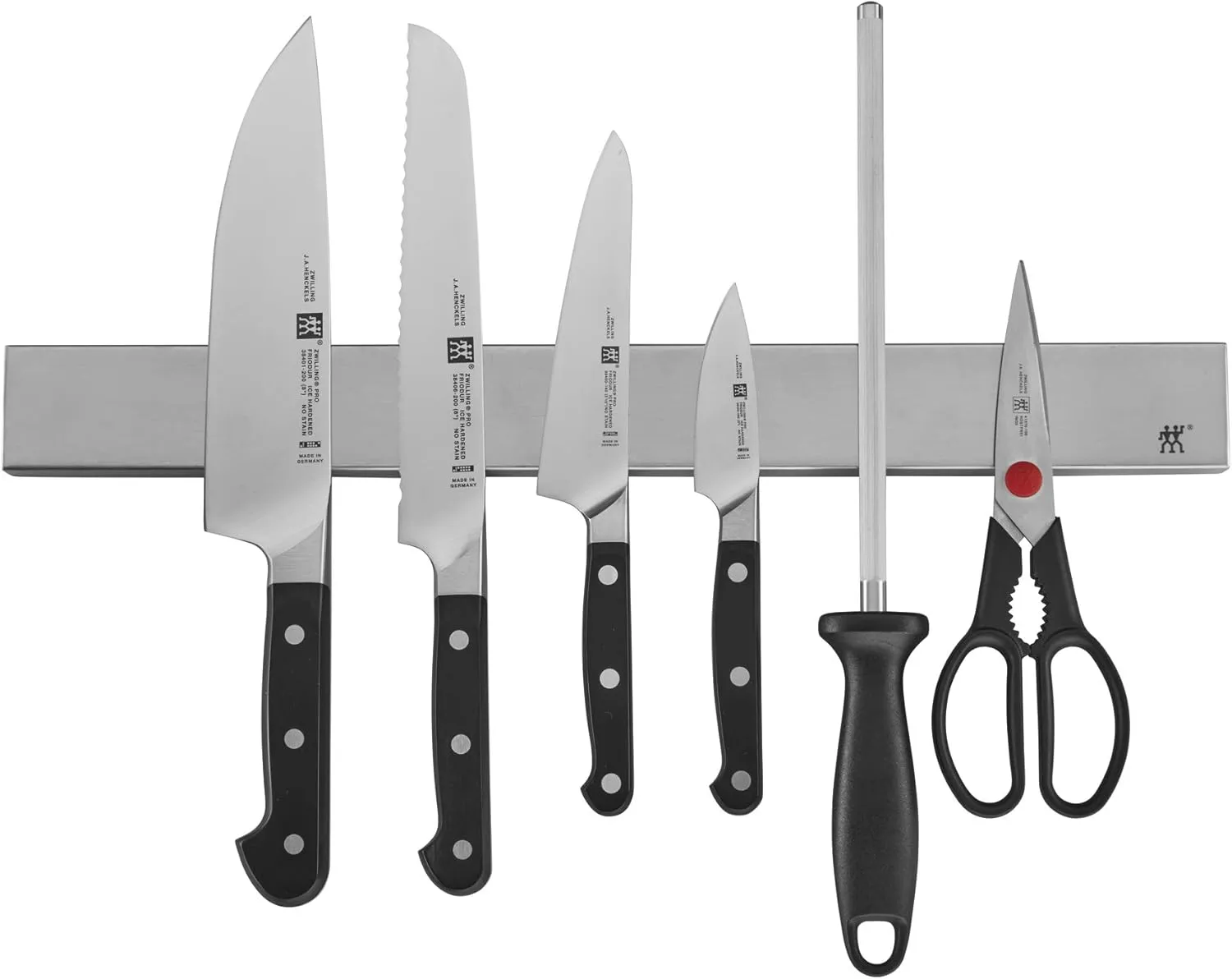ZWILLING Knife Storage, 21.5" x 5.75" x 4.5, Stainless Steel